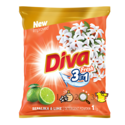 Diva 3 in 1 Detergent powder 1Kg Diva 3 in 1 Detergent powder 1Kg
