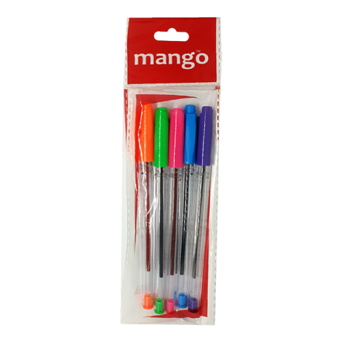Multi Colour 5 Pens Pouch