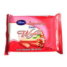 Diana Strawberry cream wafers 35g | ඩයනා ස්ට්‍රෝබෙරි වෙෆස් 35g